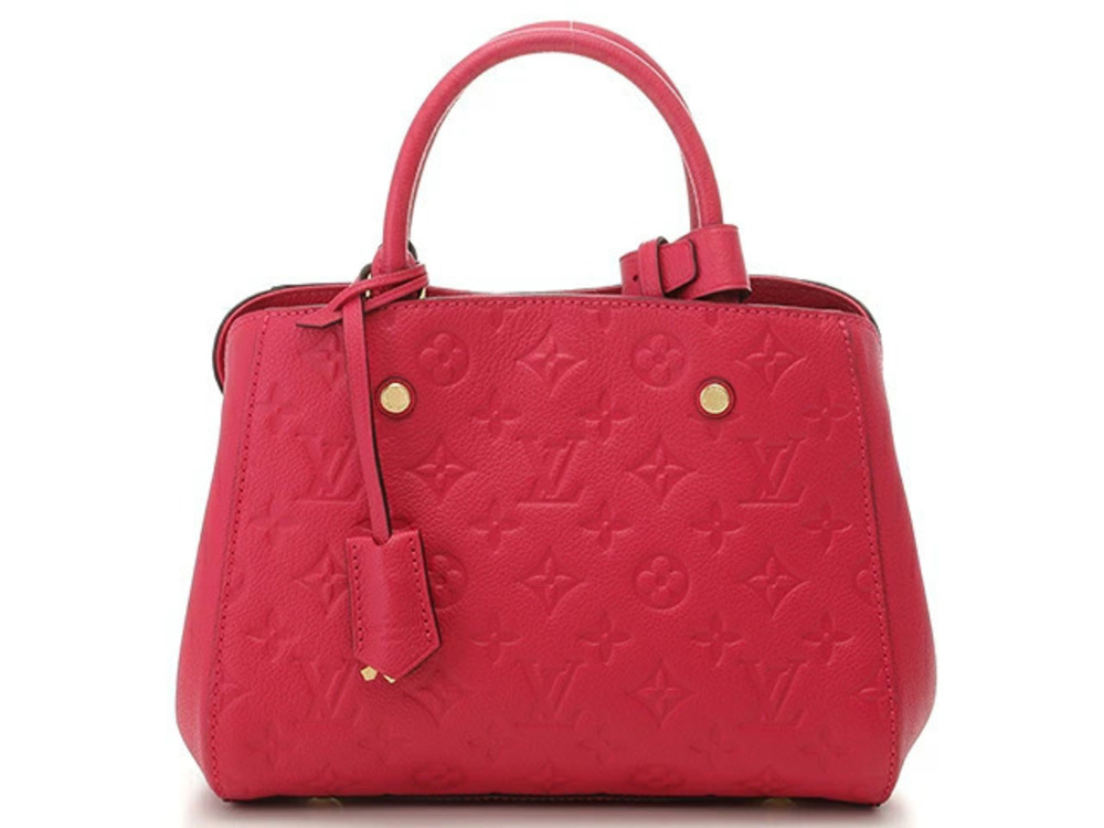 LOUIS VUITTON Handbag Montaigne Monogram Empreinte Freesia